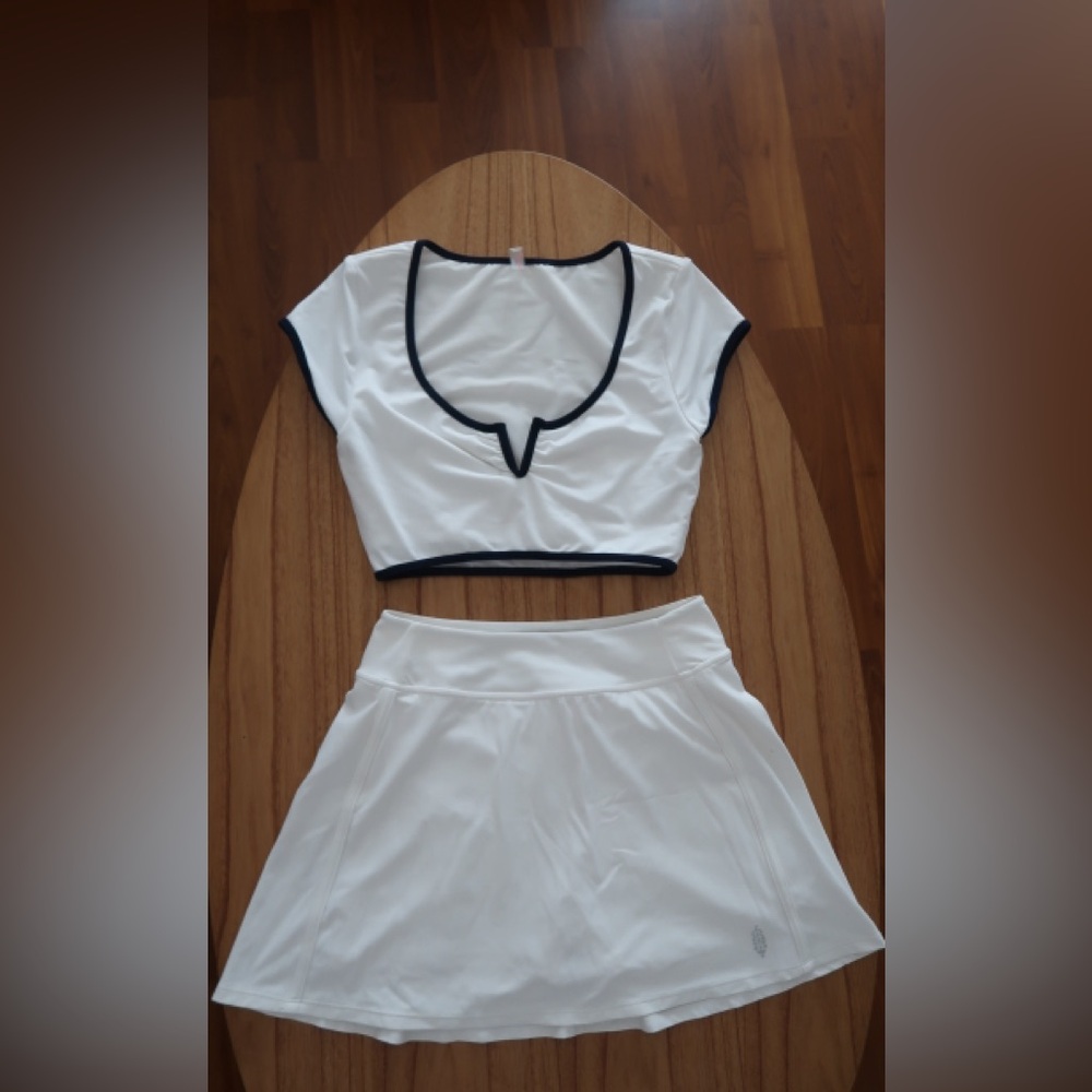 FP Movement Tennis Skirt & Crop Top Set